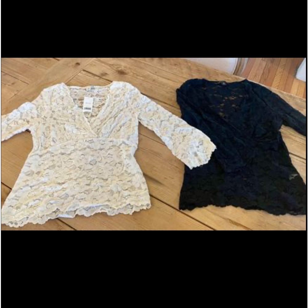 (2) Banana Republic Lace Tops